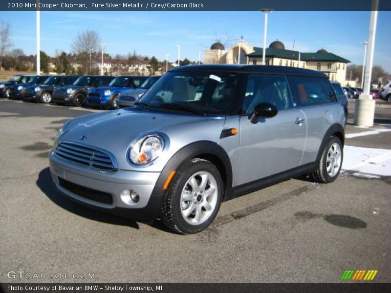 Pure Silver Metallic / Grey/Carbon Black 2010 Mini Cooper Clubman