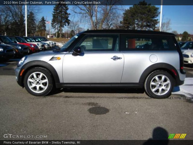 Pure Silver Metallic / Grey/Carbon Black 2010 Mini Cooper Clubman