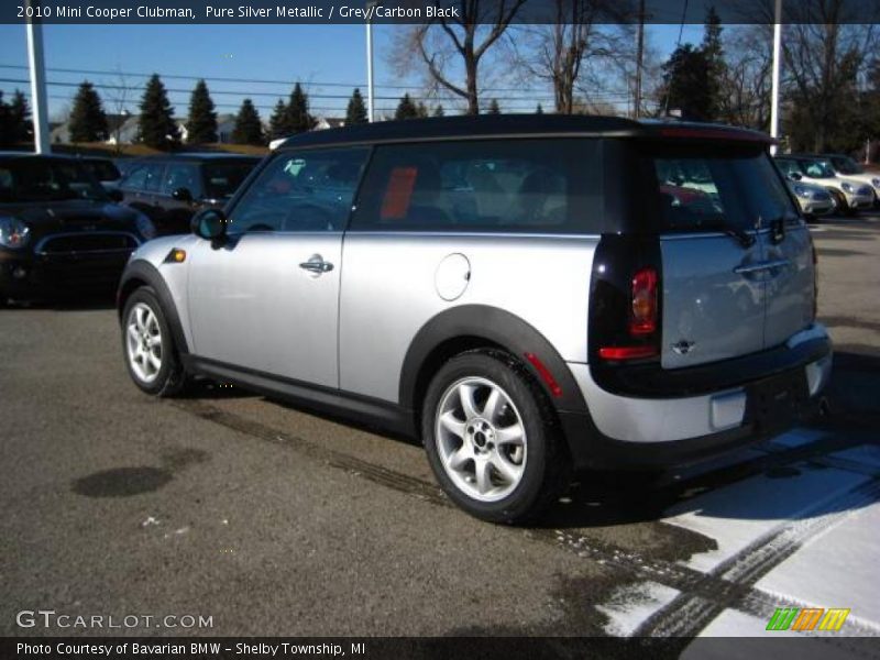 Pure Silver Metallic / Grey/Carbon Black 2010 Mini Cooper Clubman