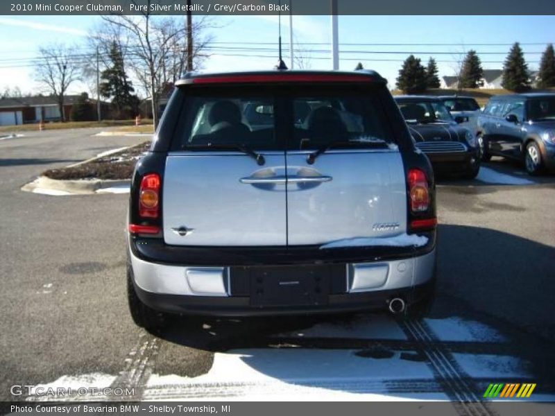 Pure Silver Metallic / Grey/Carbon Black 2010 Mini Cooper Clubman