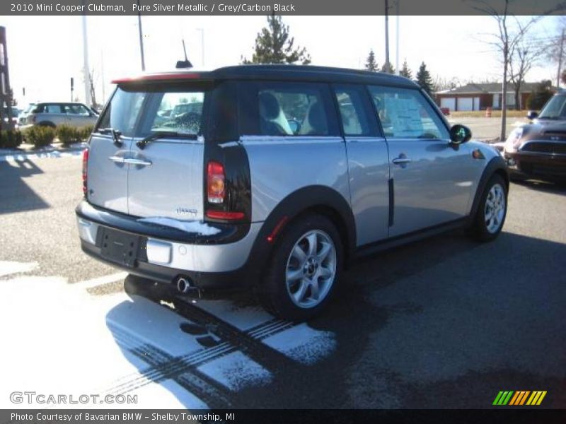 Pure Silver Metallic / Grey/Carbon Black 2010 Mini Cooper Clubman