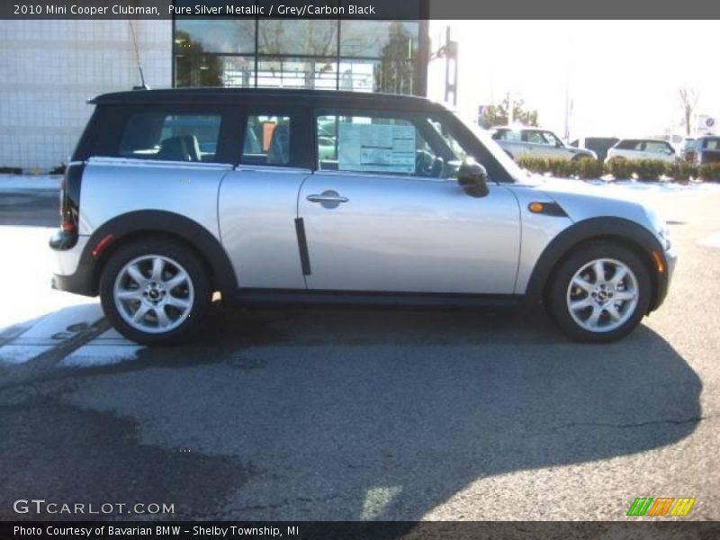 Pure Silver Metallic / Grey/Carbon Black 2010 Mini Cooper Clubman
