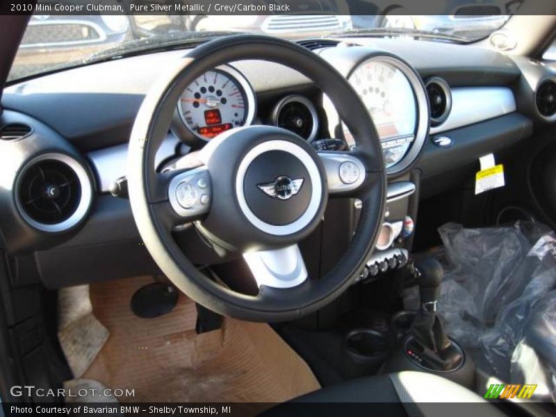 Pure Silver Metallic / Grey/Carbon Black 2010 Mini Cooper Clubman