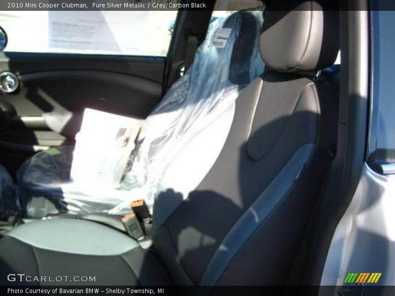 Pure Silver Metallic / Grey/Carbon Black 2010 Mini Cooper Clubman