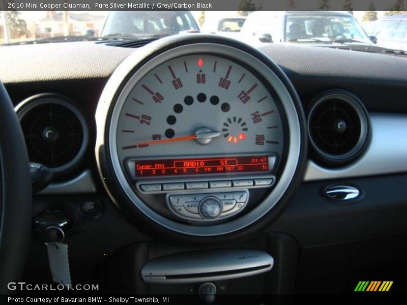 Pure Silver Metallic / Grey/Carbon Black 2010 Mini Cooper Clubman