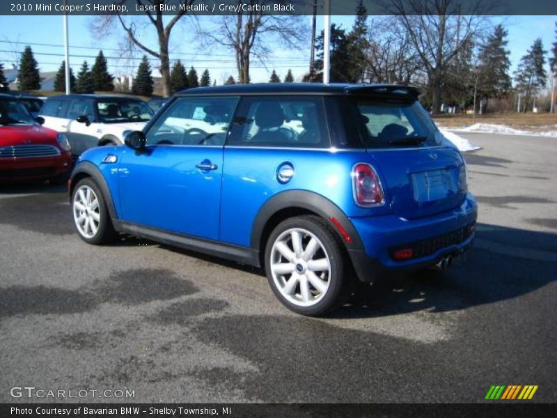 Laser Blue Metallic / Grey/Carbon Black 2010 Mini Cooper S Hardtop