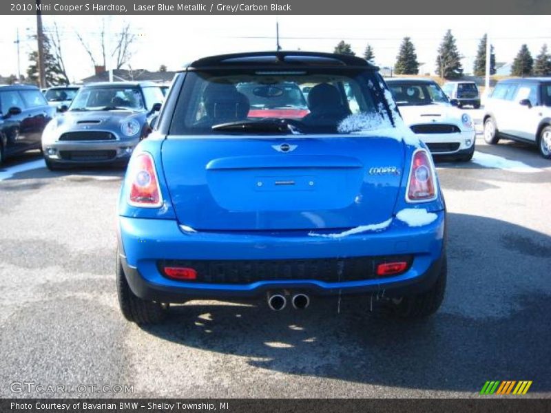 Laser Blue Metallic / Grey/Carbon Black 2010 Mini Cooper S Hardtop