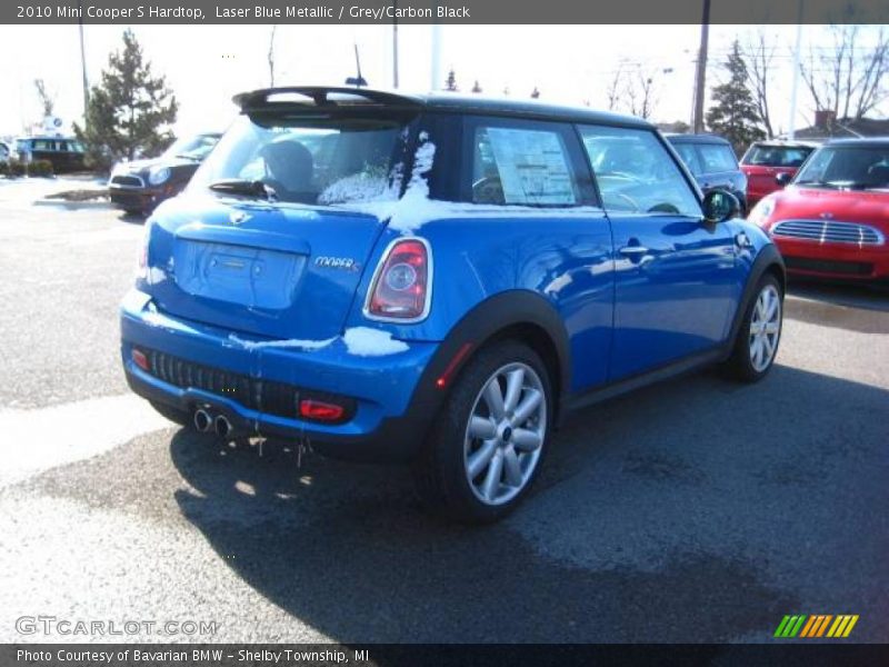 Laser Blue Metallic / Grey/Carbon Black 2010 Mini Cooper S Hardtop