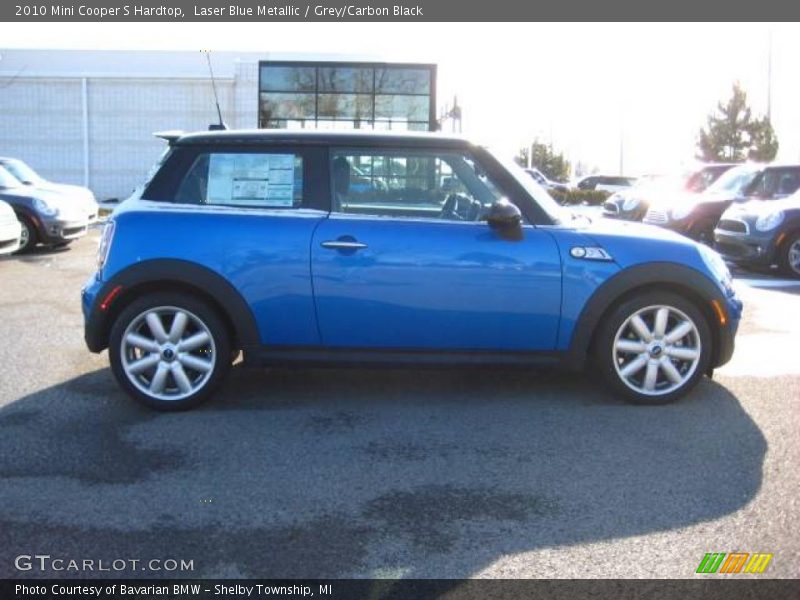 Laser Blue Metallic / Grey/Carbon Black 2010 Mini Cooper S Hardtop
