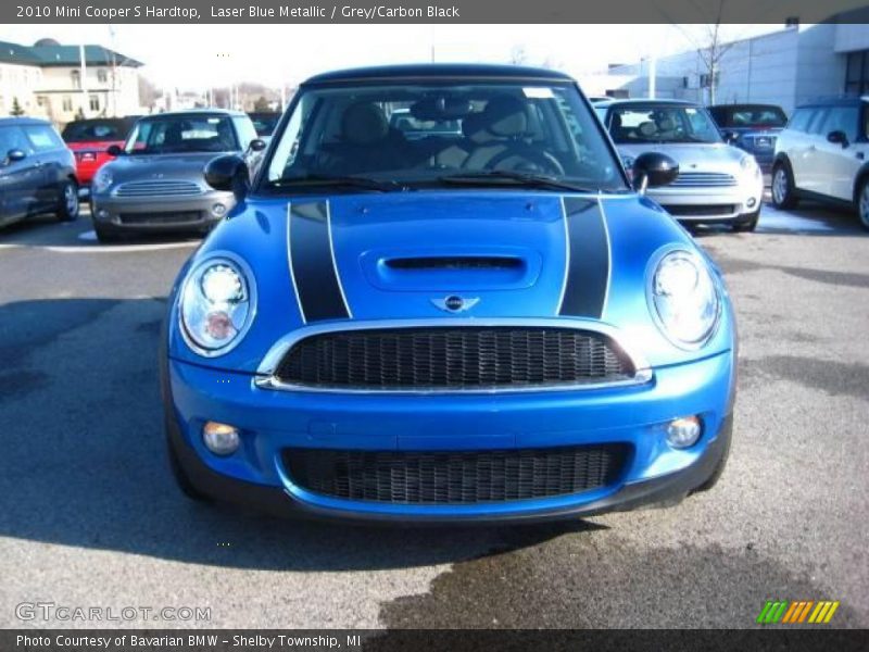 Laser Blue Metallic / Grey/Carbon Black 2010 Mini Cooper S Hardtop