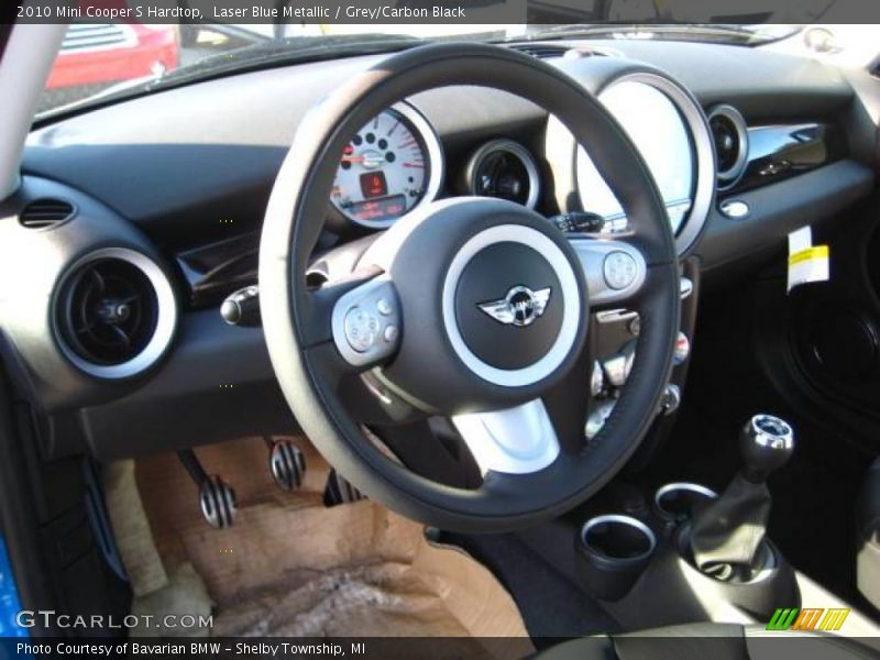 Laser Blue Metallic / Grey/Carbon Black 2010 Mini Cooper S Hardtop