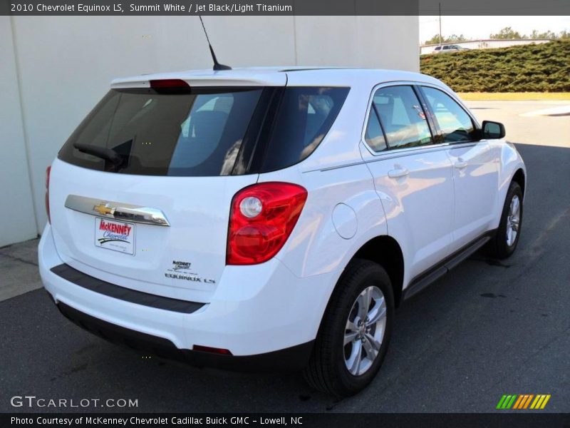 Summit White / Jet Black/Light Titanium 2010 Chevrolet Equinox LS