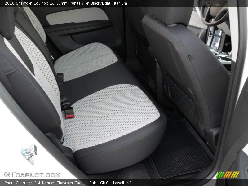 Summit White / Jet Black/Light Titanium 2010 Chevrolet Equinox LS