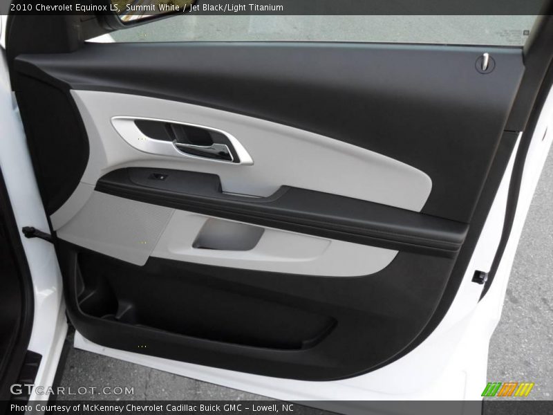 Summit White / Jet Black/Light Titanium 2010 Chevrolet Equinox LS