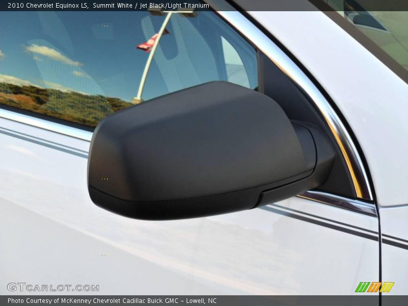 Summit White / Jet Black/Light Titanium 2010 Chevrolet Equinox LS