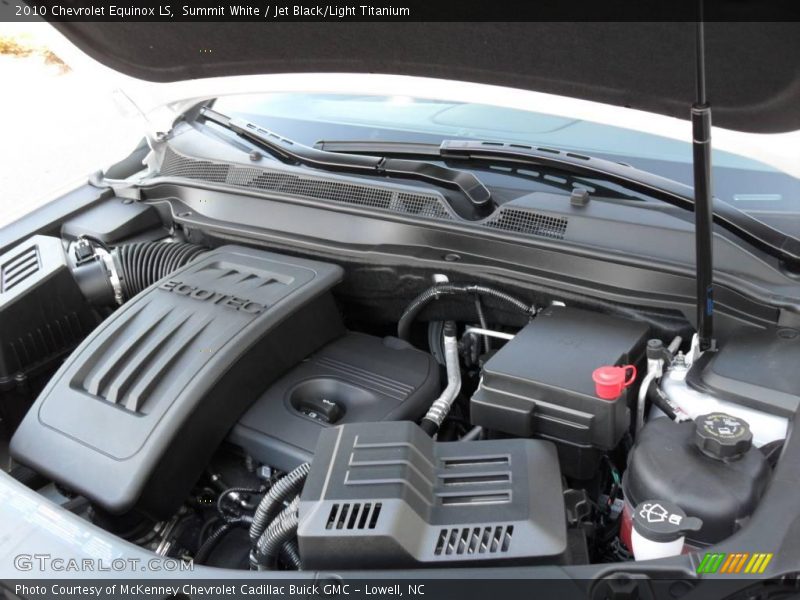 Summit White / Jet Black/Light Titanium 2010 Chevrolet Equinox LS