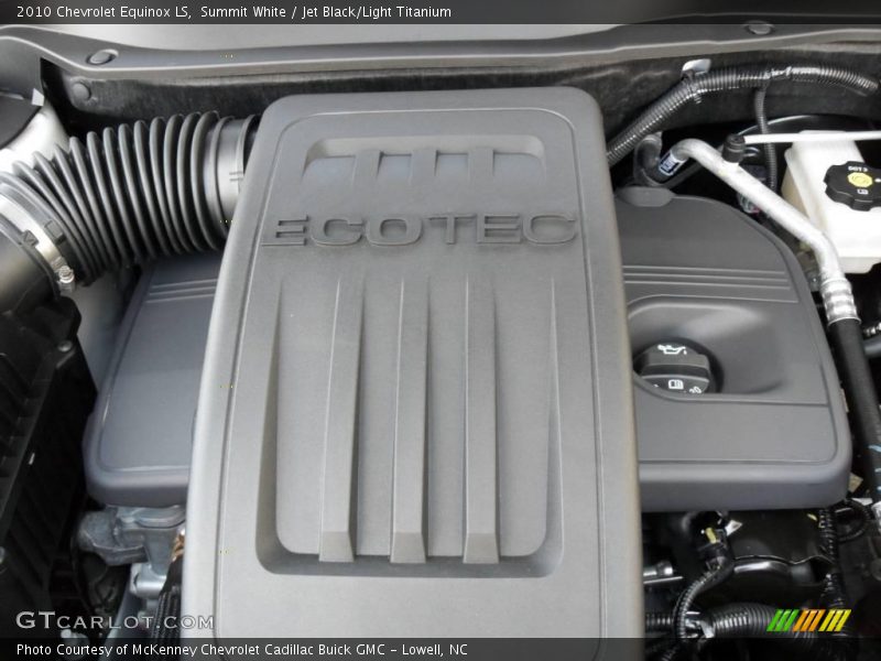 Summit White / Jet Black/Light Titanium 2010 Chevrolet Equinox LS