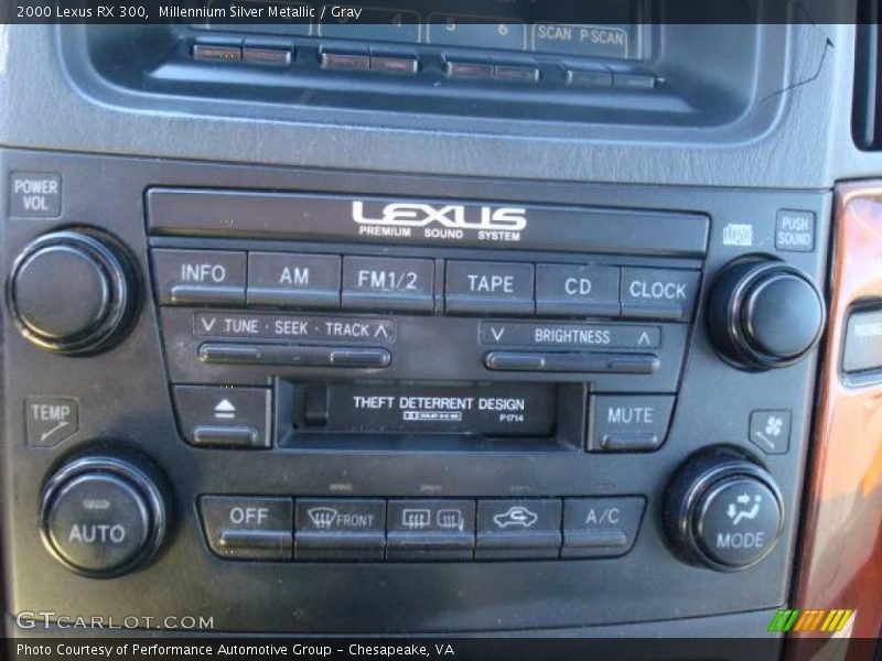 Millennium Silver Metallic / Gray 2000 Lexus RX 300
