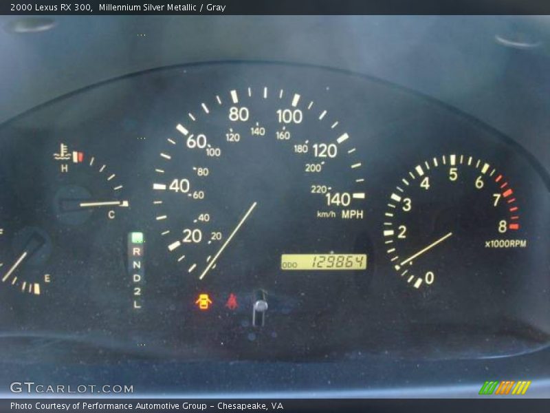 Millennium Silver Metallic / Gray 2000 Lexus RX 300