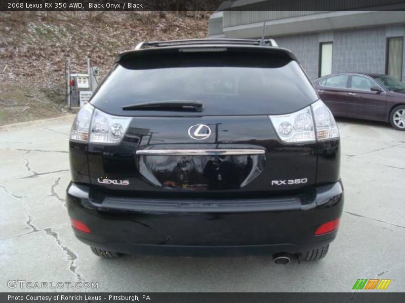 Black Onyx / Black 2008 Lexus RX 350 AWD