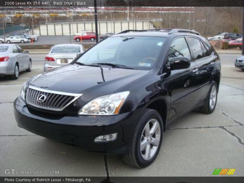 Black Onyx / Black 2008 Lexus RX 350 AWD