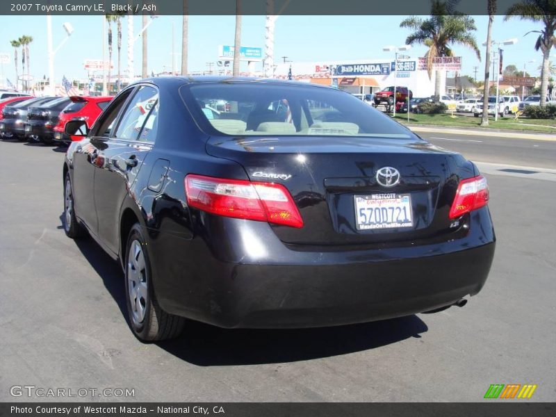 Black / Ash 2007 Toyota Camry LE