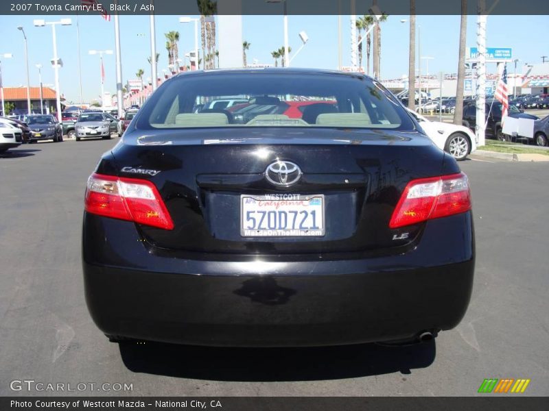 Black / Ash 2007 Toyota Camry LE