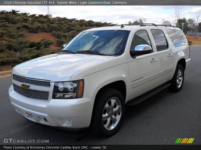 Summit White / Light Cashmere/Dark Cashmere 2010 Chevrolet Suburban LTZ 4x4