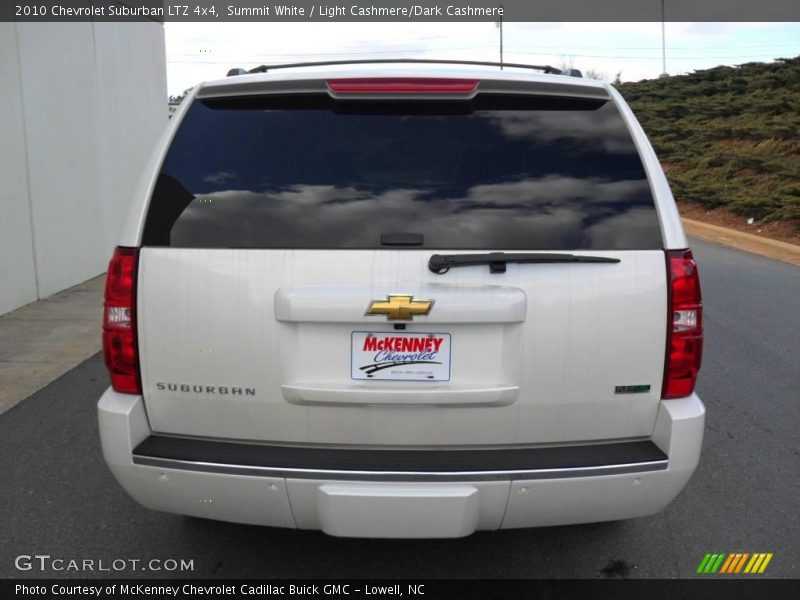 Summit White / Light Cashmere/Dark Cashmere 2010 Chevrolet Suburban LTZ 4x4