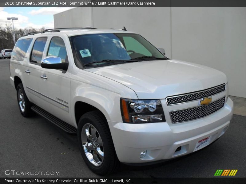 Summit White / Light Cashmere/Dark Cashmere 2010 Chevrolet Suburban LTZ 4x4
