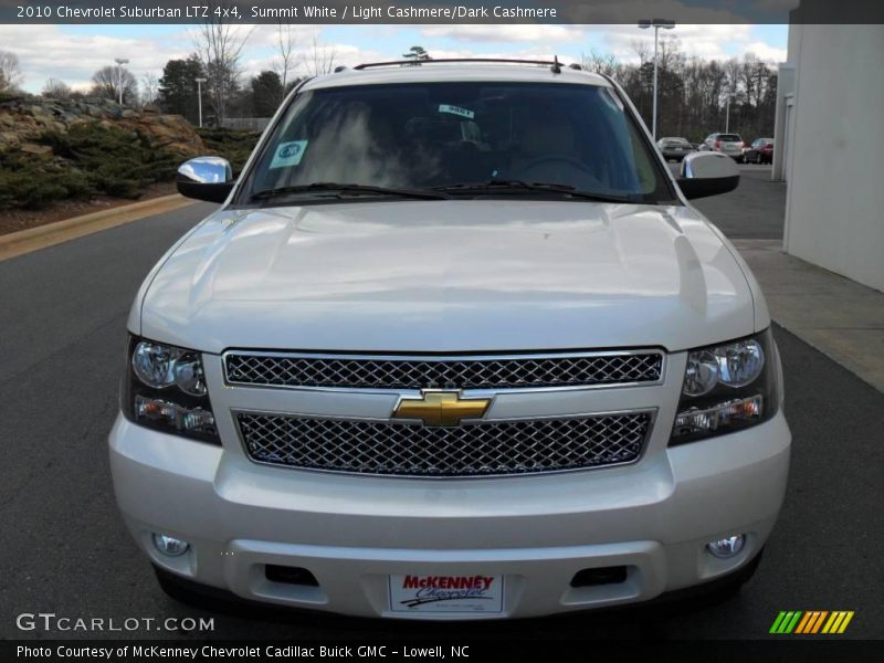 Summit White / Light Cashmere/Dark Cashmere 2010 Chevrolet Suburban LTZ 4x4