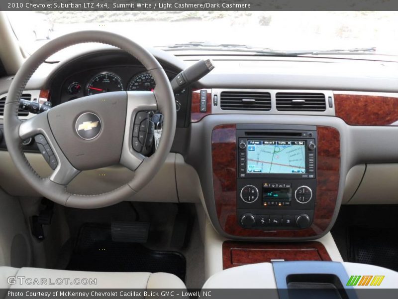 Summit White / Light Cashmere/Dark Cashmere 2010 Chevrolet Suburban LTZ 4x4
