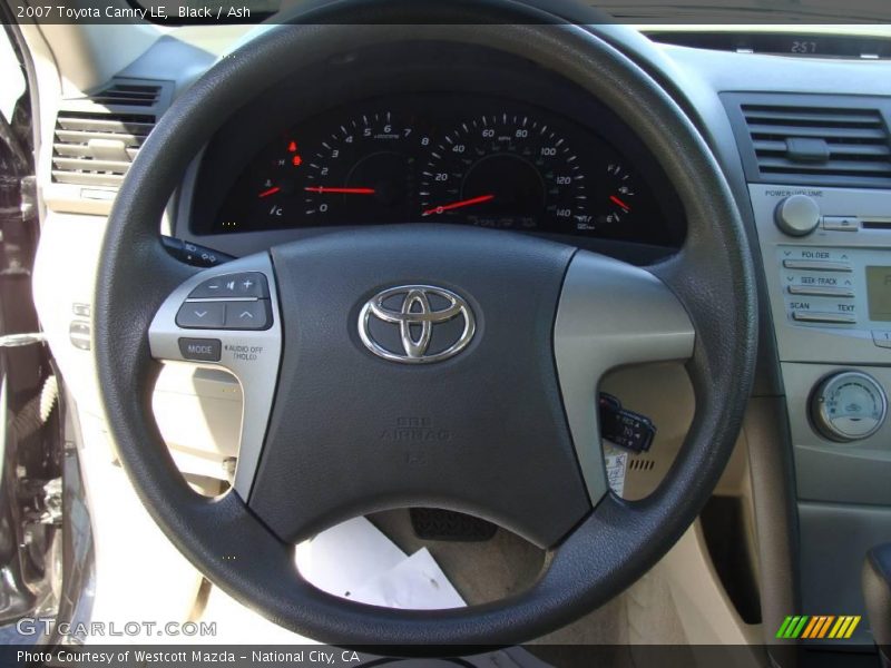 Black / Ash 2007 Toyota Camry LE