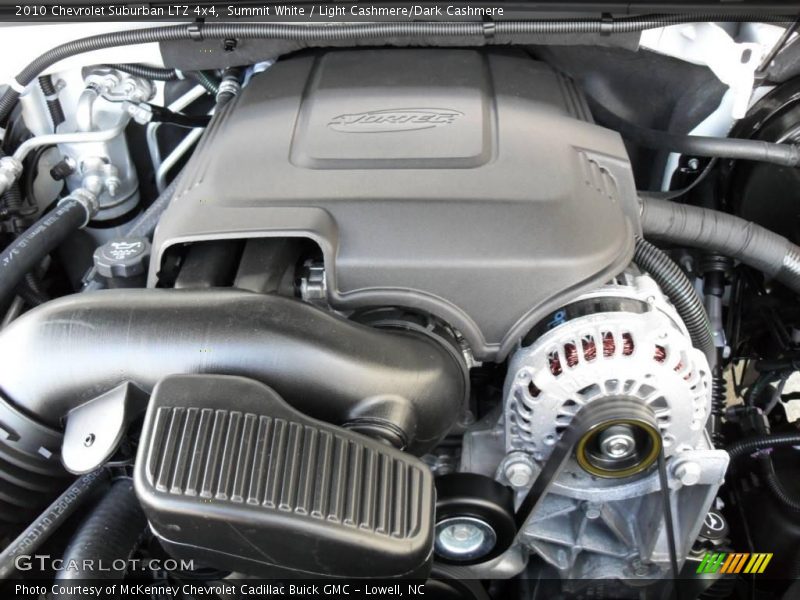 Summit White / Light Cashmere/Dark Cashmere 2010 Chevrolet Suburban LTZ 4x4