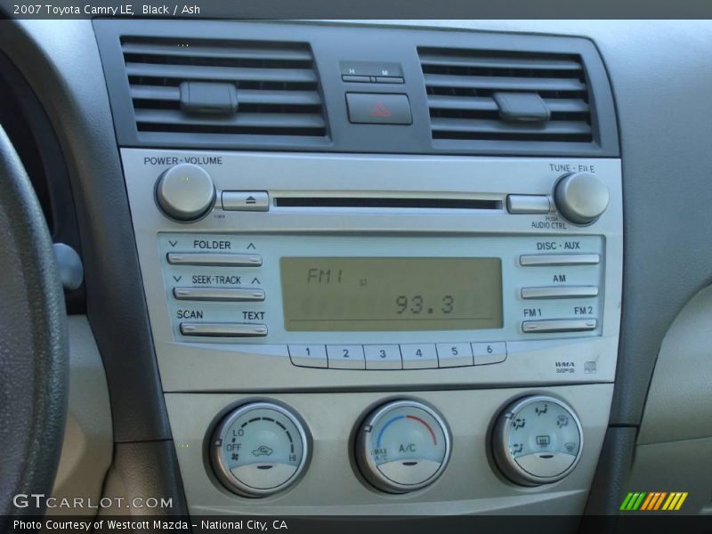 Black / Ash 2007 Toyota Camry LE