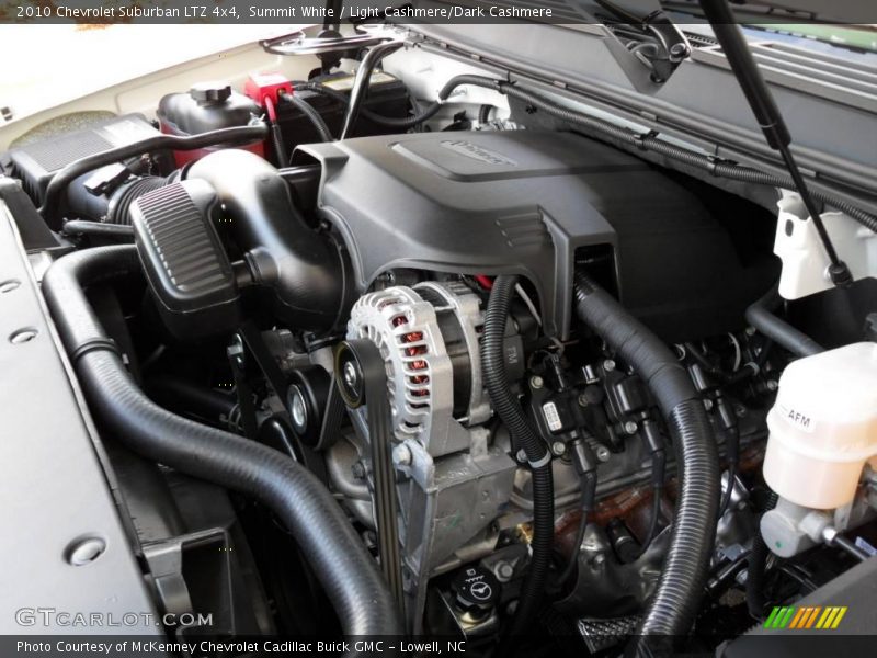 Summit White / Light Cashmere/Dark Cashmere 2010 Chevrolet Suburban LTZ 4x4