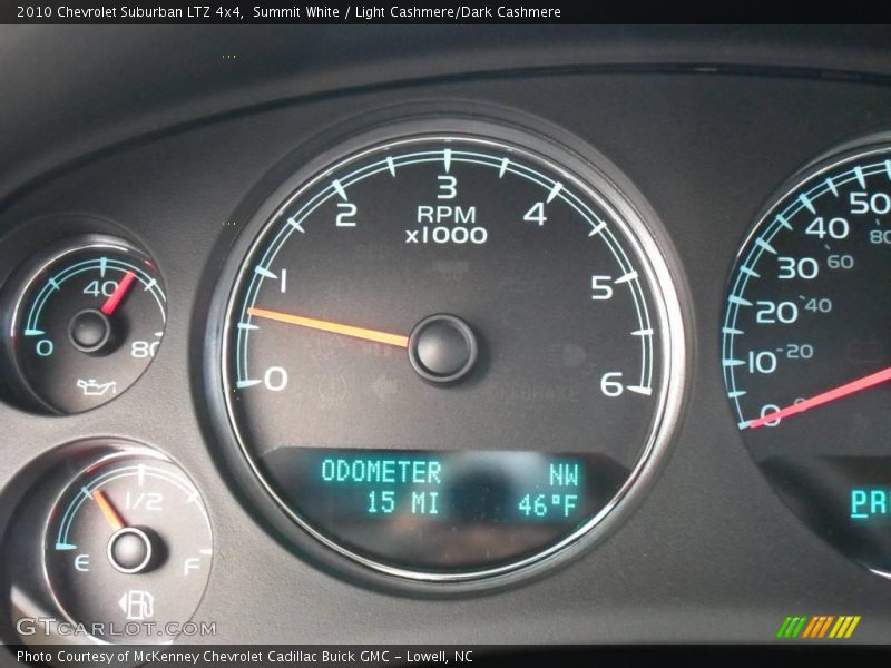 Summit White / Light Cashmere/Dark Cashmere 2010 Chevrolet Suburban LTZ 4x4
