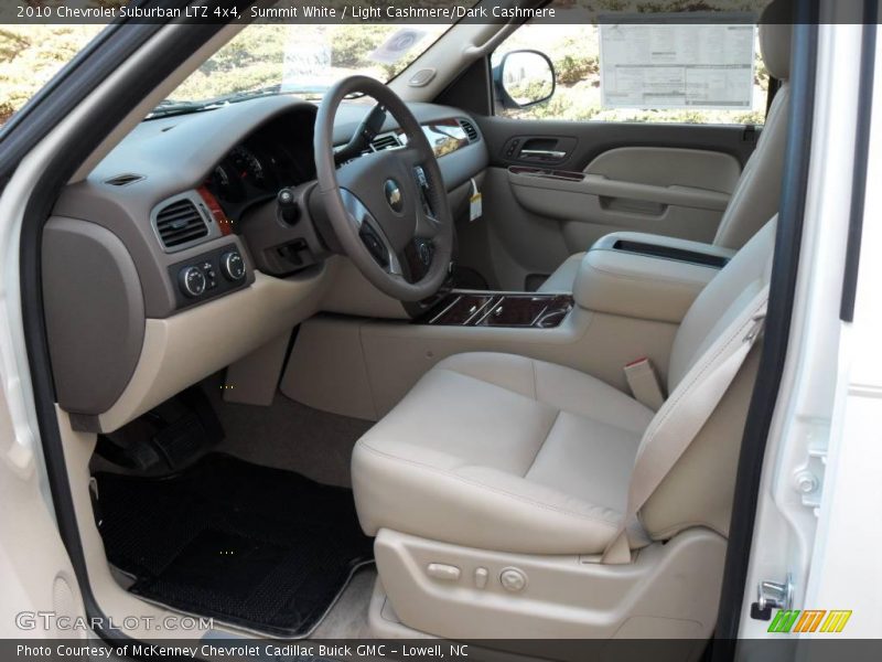Summit White / Light Cashmere/Dark Cashmere 2010 Chevrolet Suburban LTZ 4x4