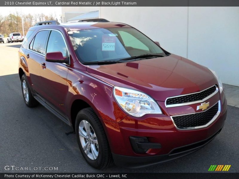 Cardinal Red Metallic / Jet Black/Light Titanium 2010 Chevrolet Equinox LT