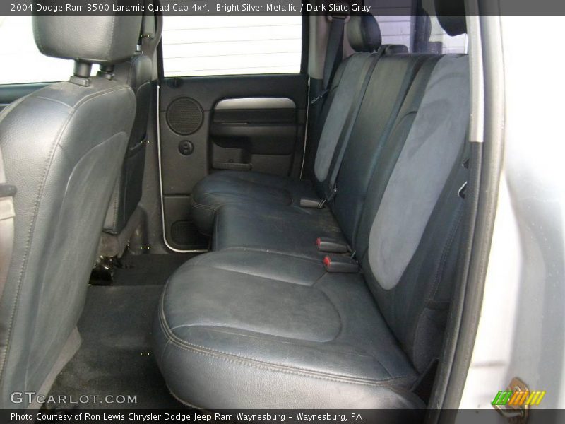 Bright Silver Metallic / Dark Slate Gray 2004 Dodge Ram 3500 Laramie Quad Cab 4x4