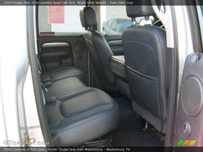 Bright Silver Metallic / Dark Slate Gray 2004 Dodge Ram 3500 Laramie Quad Cab 4x4