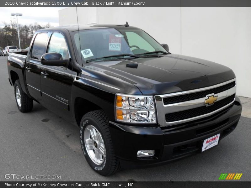 Black / Light Titanium/Ebony 2010 Chevrolet Silverado 1500 LTZ Crew Cab