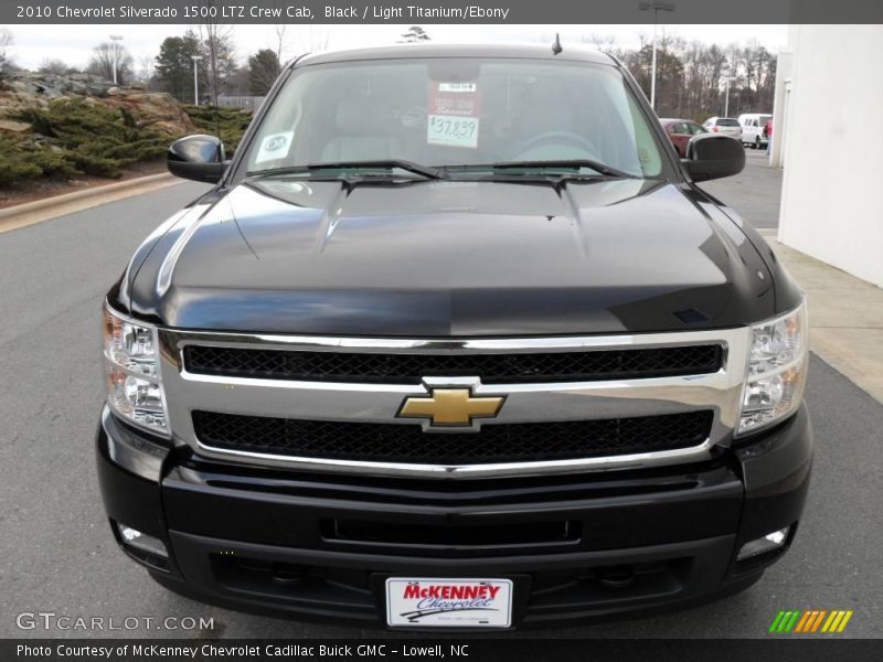Black / Light Titanium/Ebony 2010 Chevrolet Silverado 1500 LTZ Crew Cab