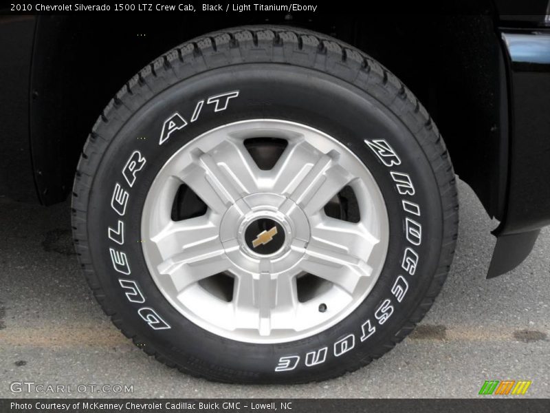 Black / Light Titanium/Ebony 2010 Chevrolet Silverado 1500 LTZ Crew Cab