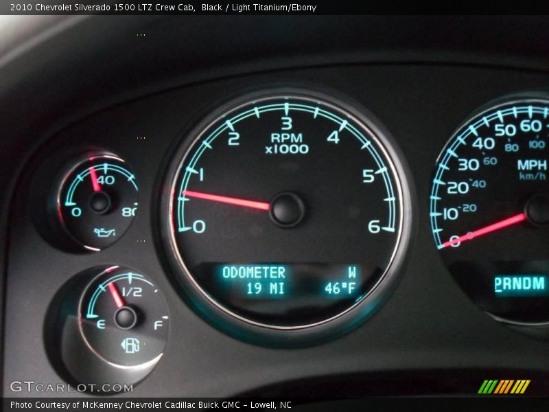Black / Light Titanium/Ebony 2010 Chevrolet Silverado 1500 LTZ Crew Cab