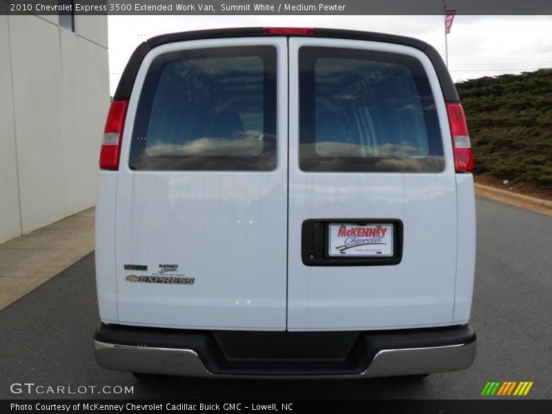 Summit White / Medium Pewter 2010 Chevrolet Express 3500 Extended Work Van