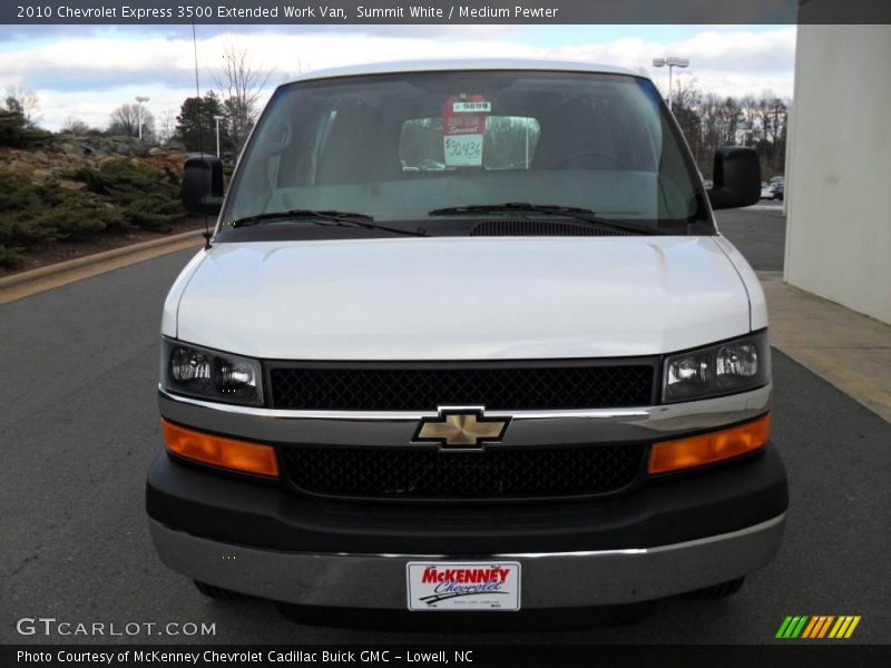 Summit White / Medium Pewter 2010 Chevrolet Express 3500 Extended Work Van