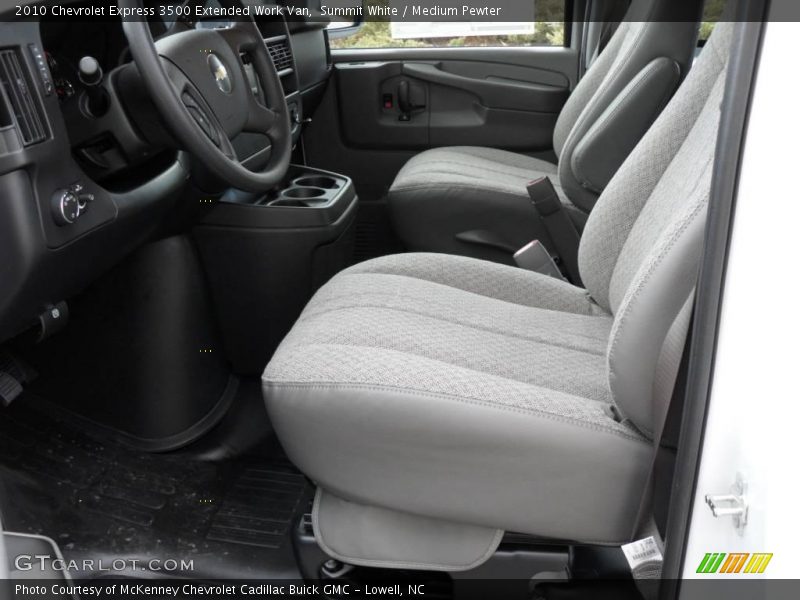 Summit White / Medium Pewter 2010 Chevrolet Express 3500 Extended Work Van