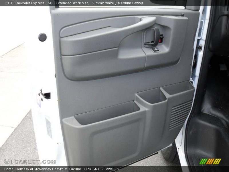 Summit White / Medium Pewter 2010 Chevrolet Express 3500 Extended Work Van