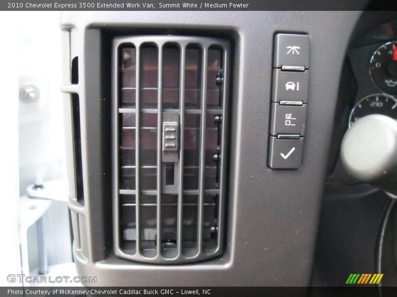 Summit White / Medium Pewter 2010 Chevrolet Express 3500 Extended Work Van